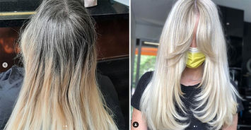 Sparkling Blonde by Hair by Tessa