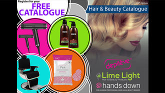 Get Your FREE Hair & Beauty Catalogue from Lime Light and Hands Down Today!