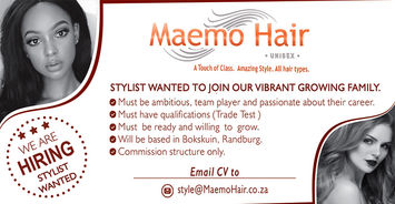 Stylists Required for New Salon in Boskruin, Jhb