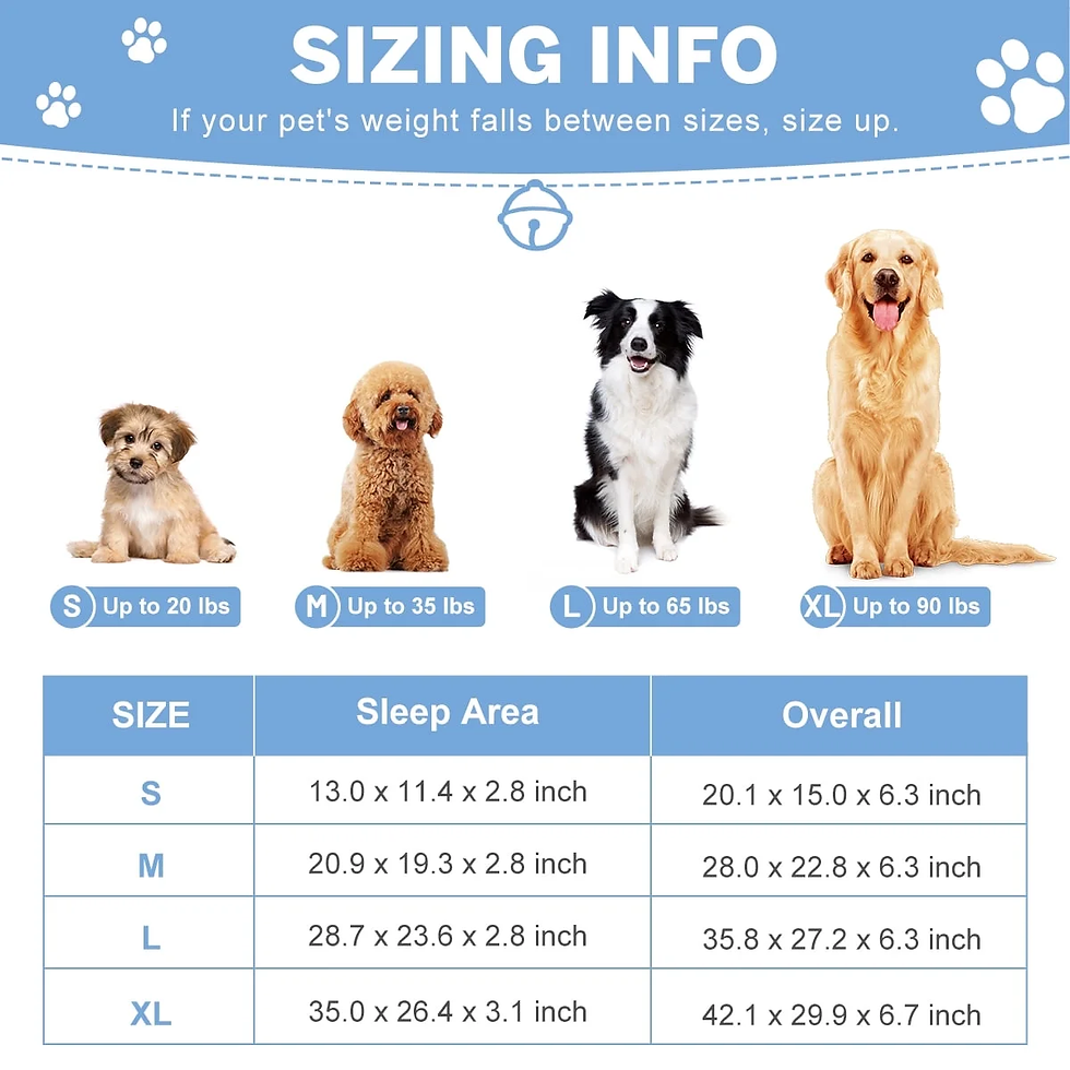 Thumbnail: Dog Bed for Large Medium Small Dogs Orthopedic Dog Sofa Bed Non Slip Pet Couch w