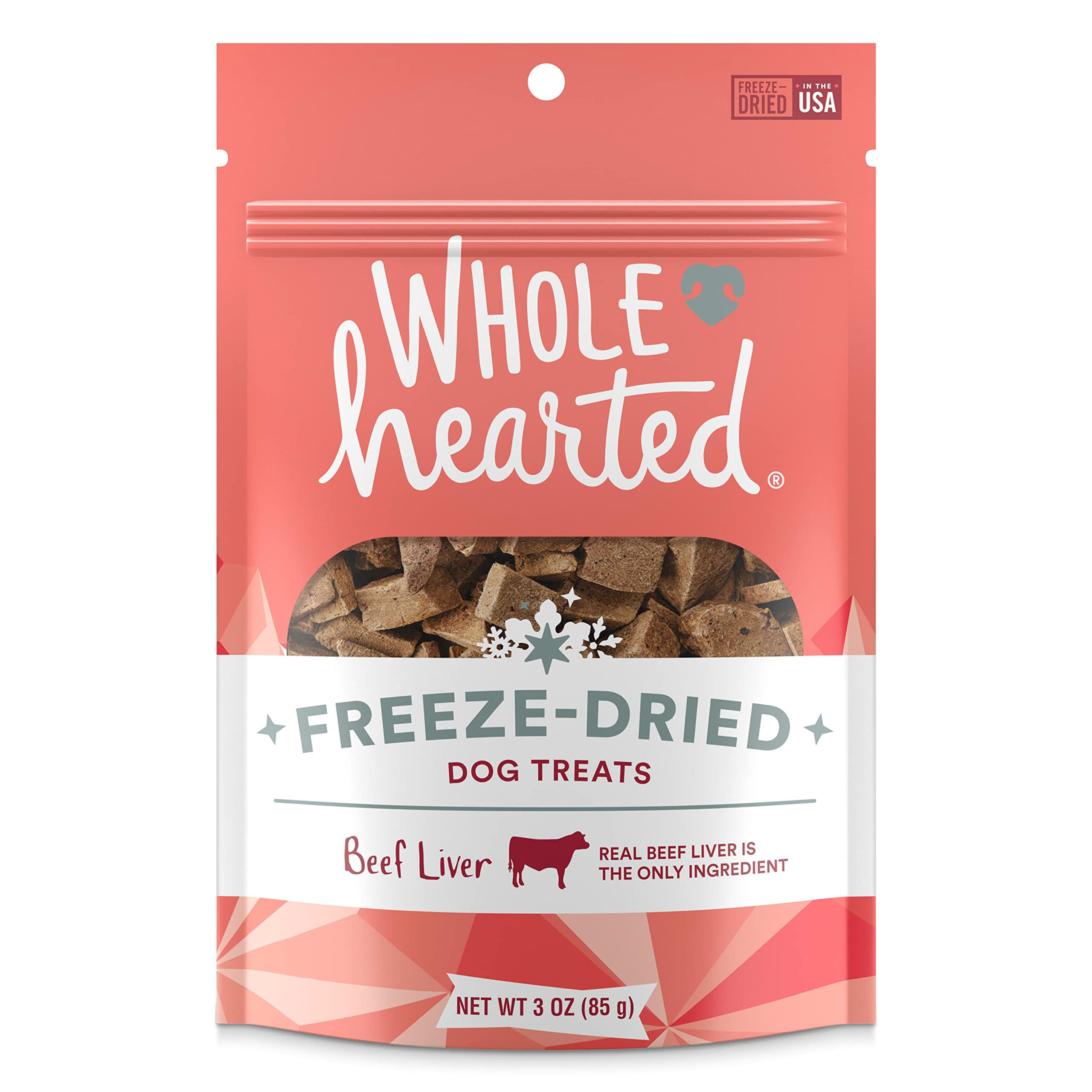 WholeHearted Beef Liver Freeze-Dried Dog Treats 3 oz.