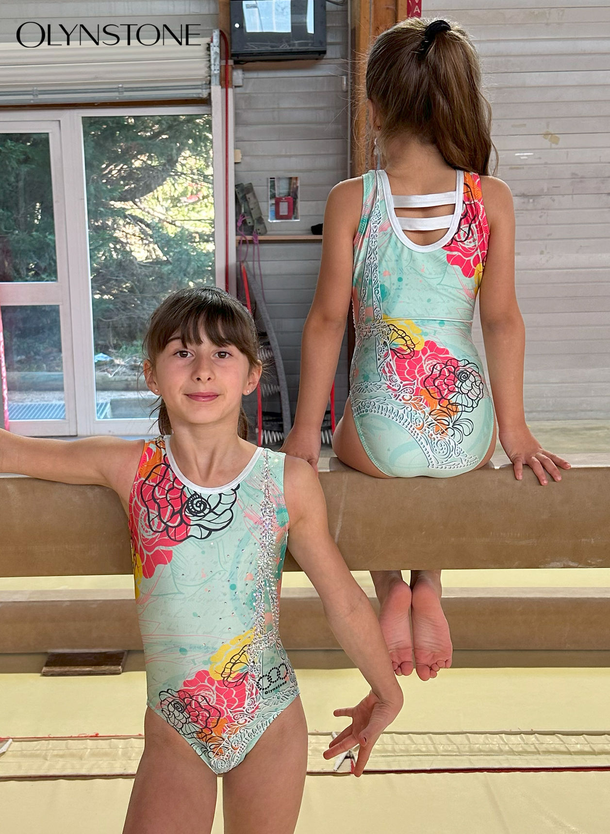 Justaucorps manches courtes OL-G-PARISGREEN - EN STOCK