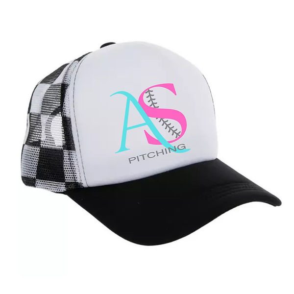 Black AS Pitching Hat Checkered .jpeg
