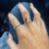 Miniatura: Anello anelli ring farfalla farfalle regolabile argento 935 Butterfly 