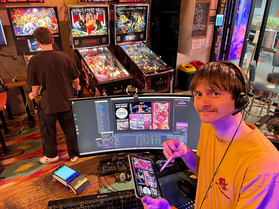 Josh Burke is commenting on Iron Maiden, with Ashley playing.