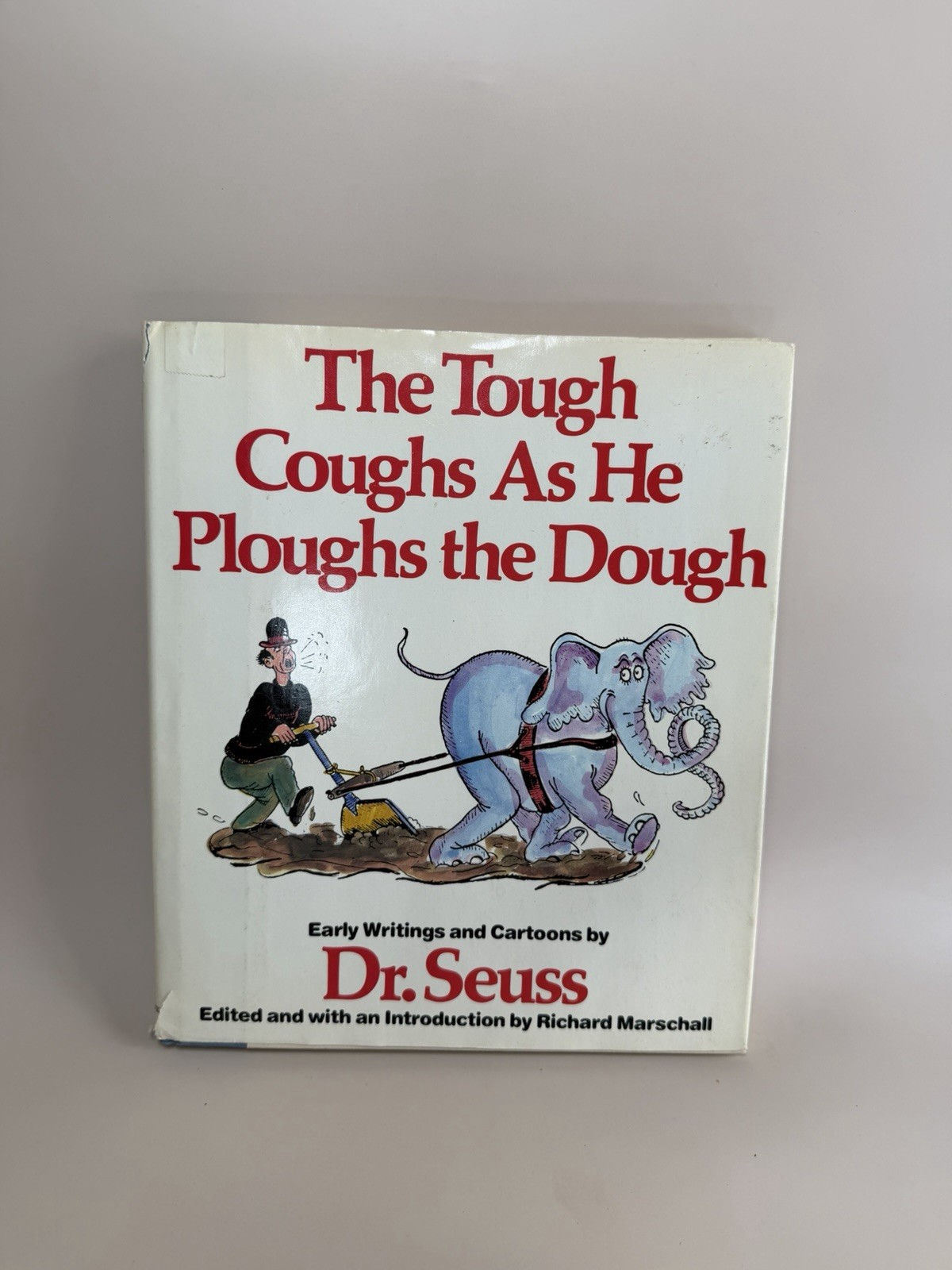 Dr Seuss Tough Coughs Ploughs Dough TRUE 1st Print 1986 HC DJ