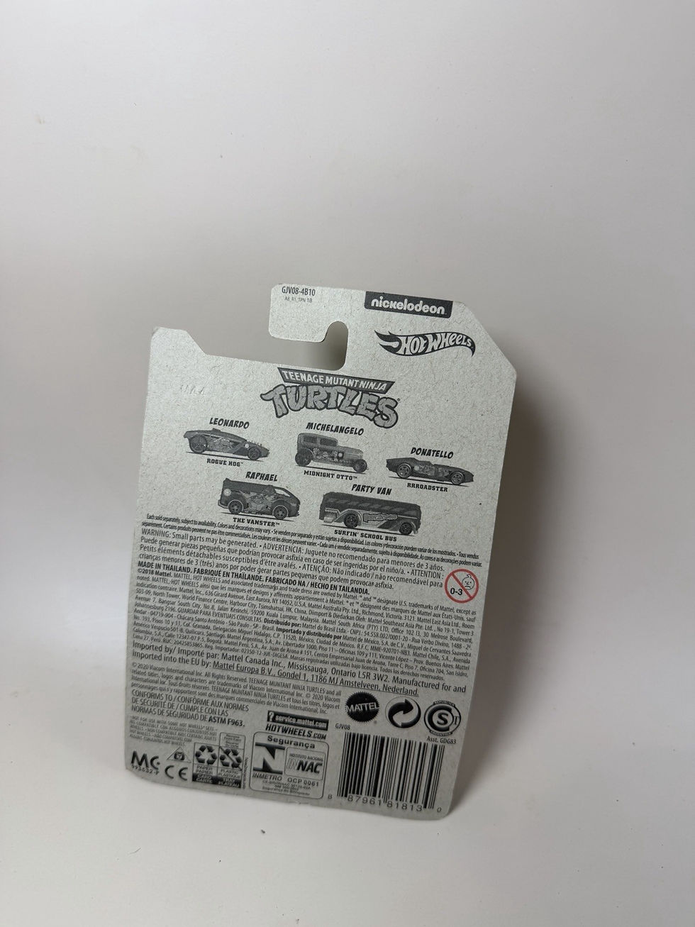Thumbnail: Hot Wheels Teenage Mutant Ninja Turtles Diecast Car Lot 5-Pack