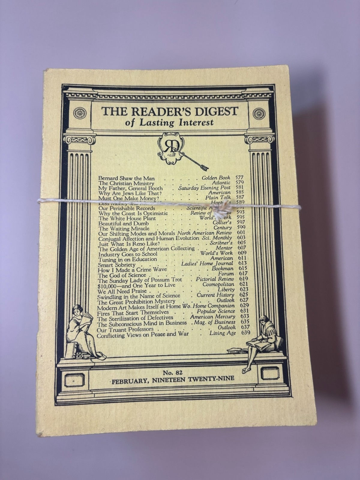 Reader's Digest - 1929