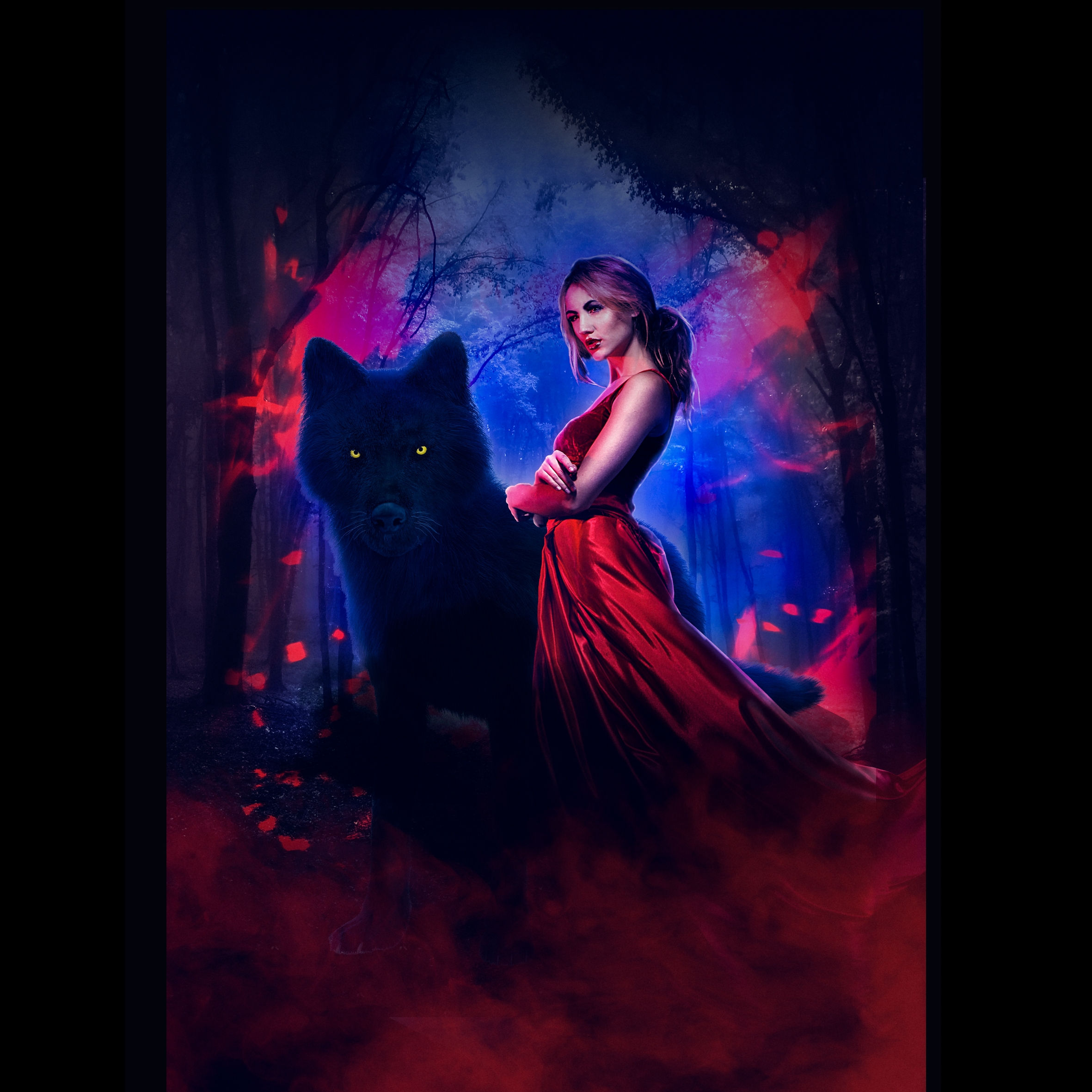 Crimson Bride Wolf Shifter Notebook