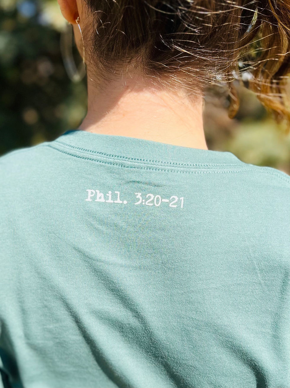 Thumbnail: "One day closer to home." T-shirt
