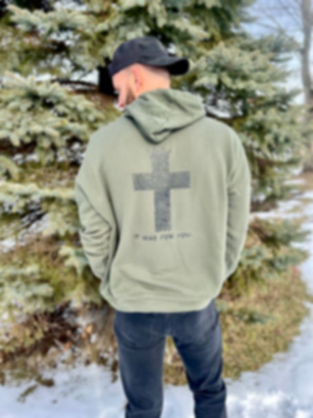 Fingerprint Cross "It Was For You" Hoodie