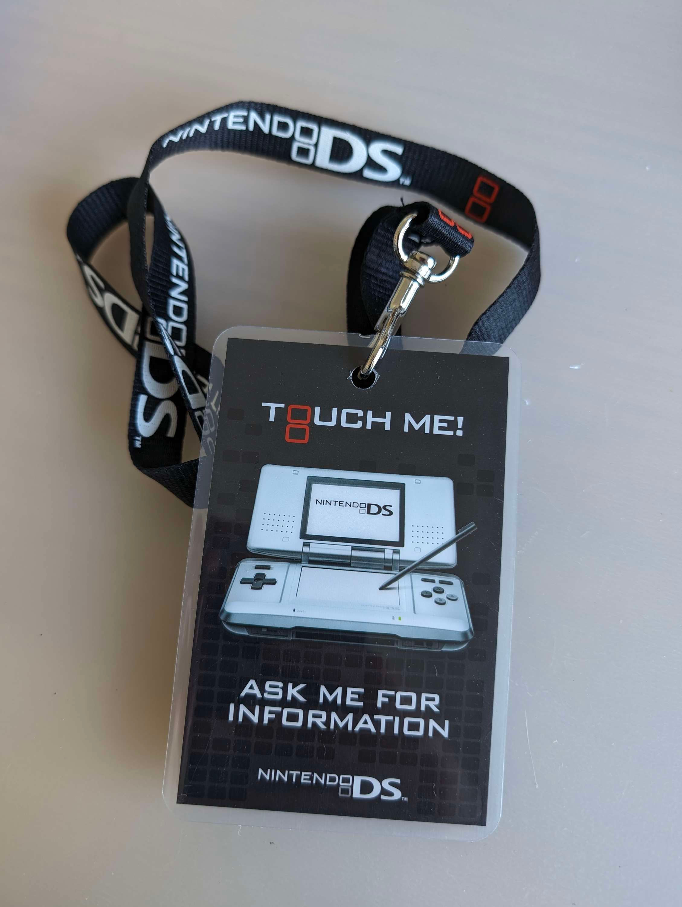 Nintendo DS Touch Me lanyard