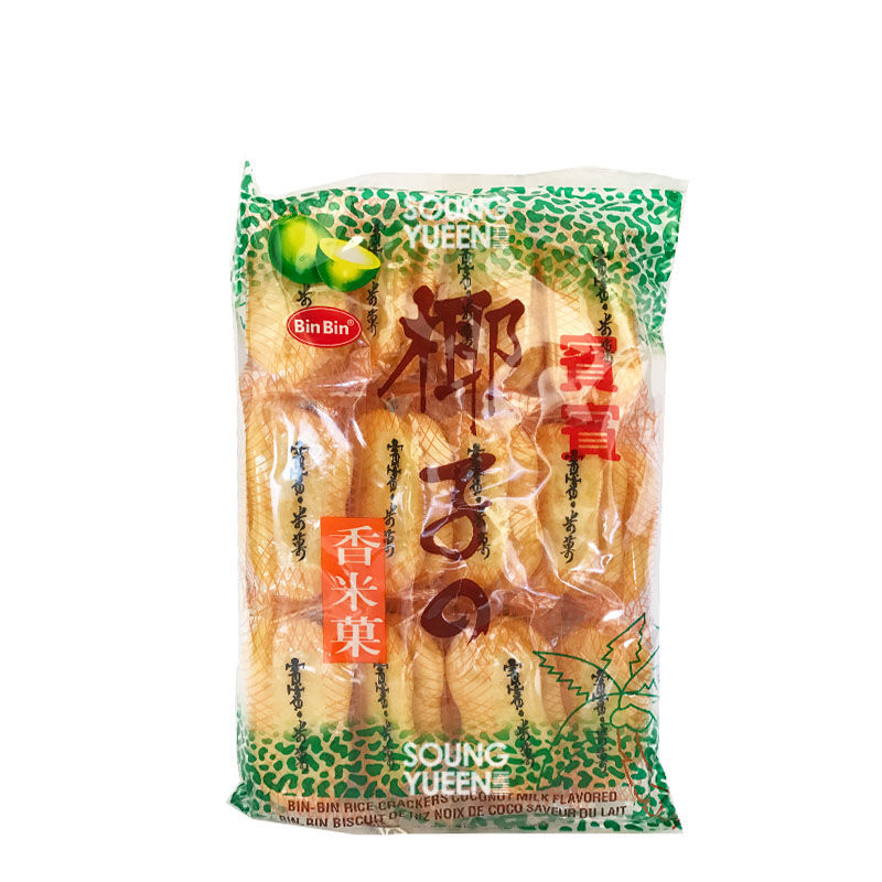 BIN BIN RICE CRACKER COCONUT 150G