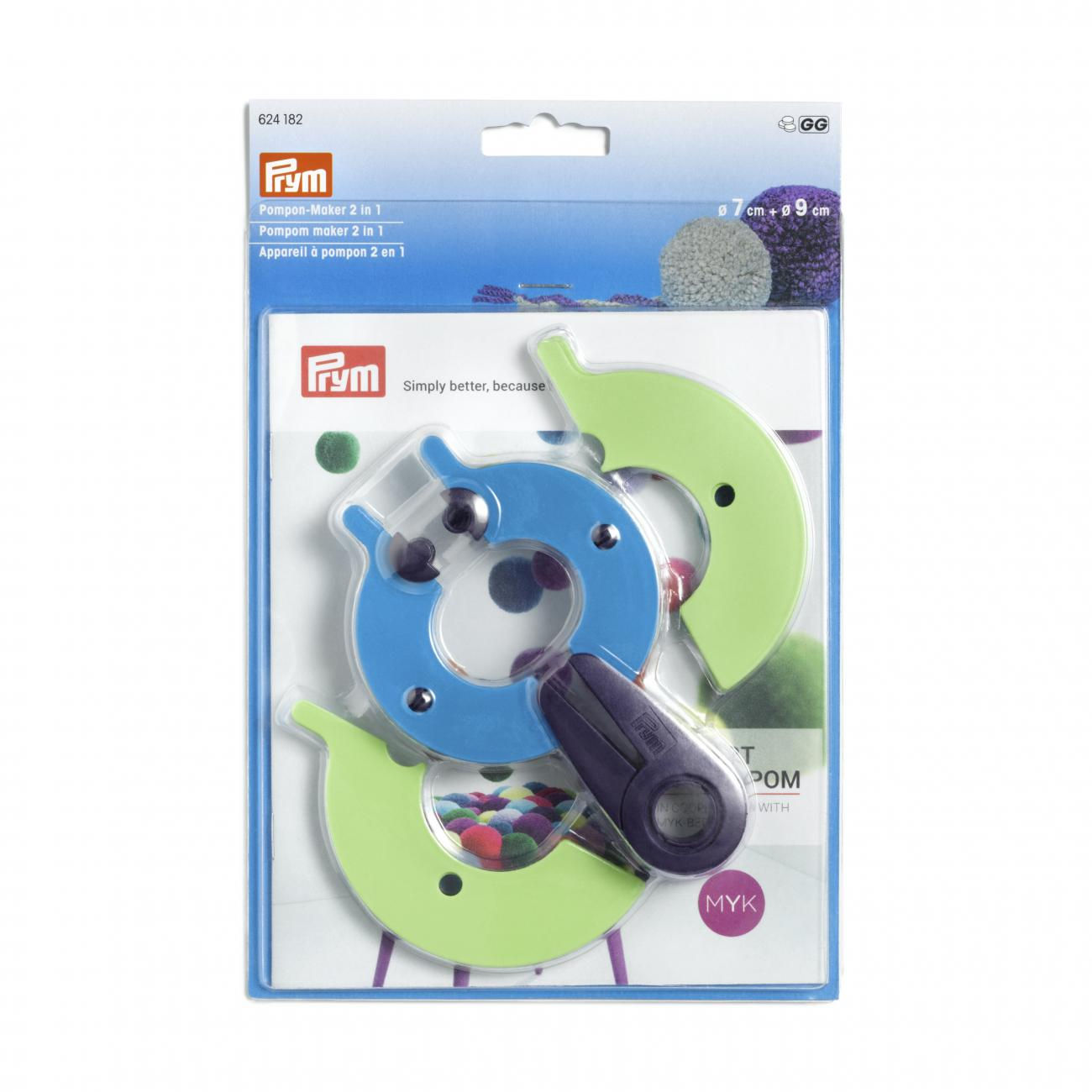Kit per pompon 2 in 1 (Taglia L)