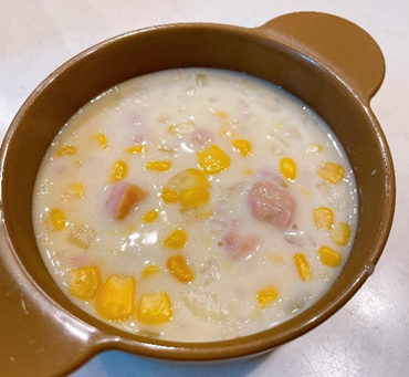 【家事代行　料理】具だくさんコーンスープ