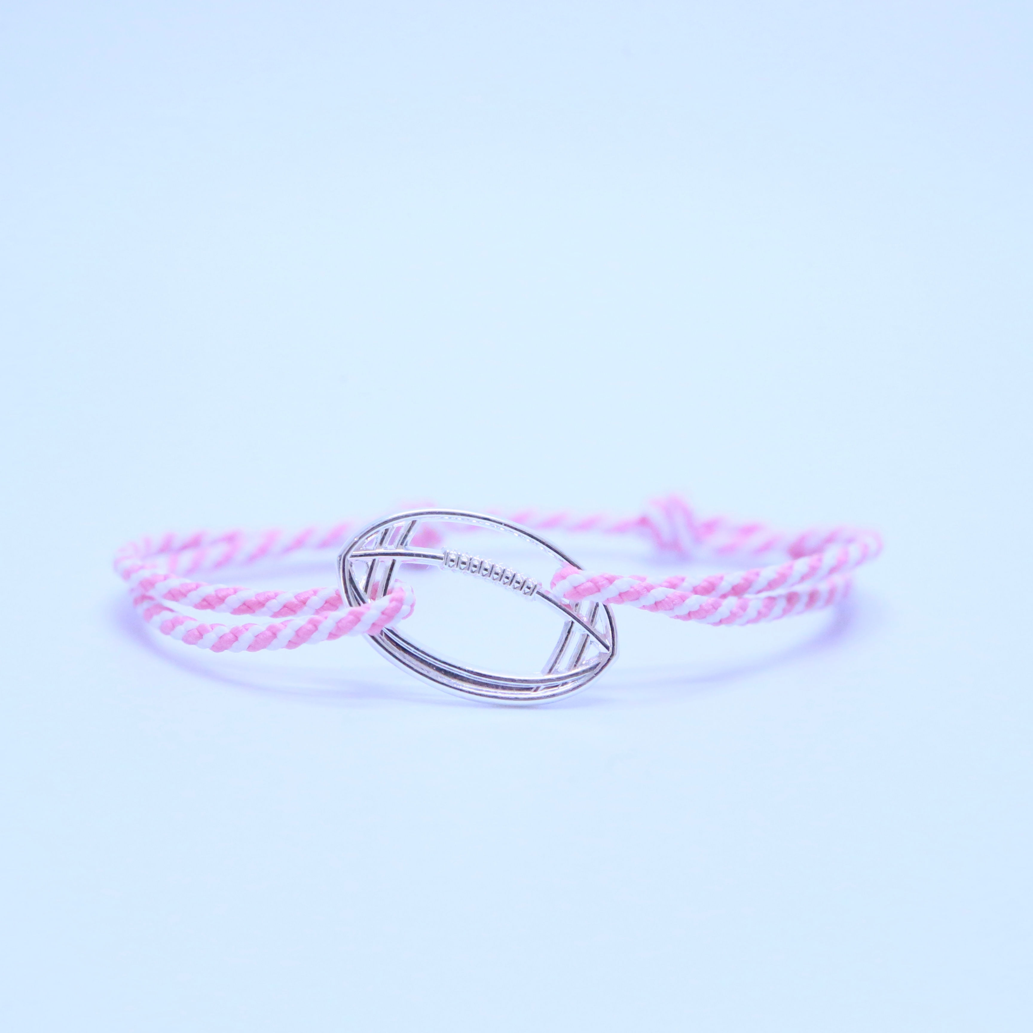 bracelet rugby le pink army vue de face