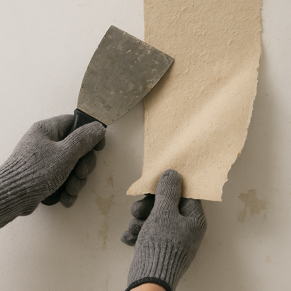 Tapete an der Wand entfernen