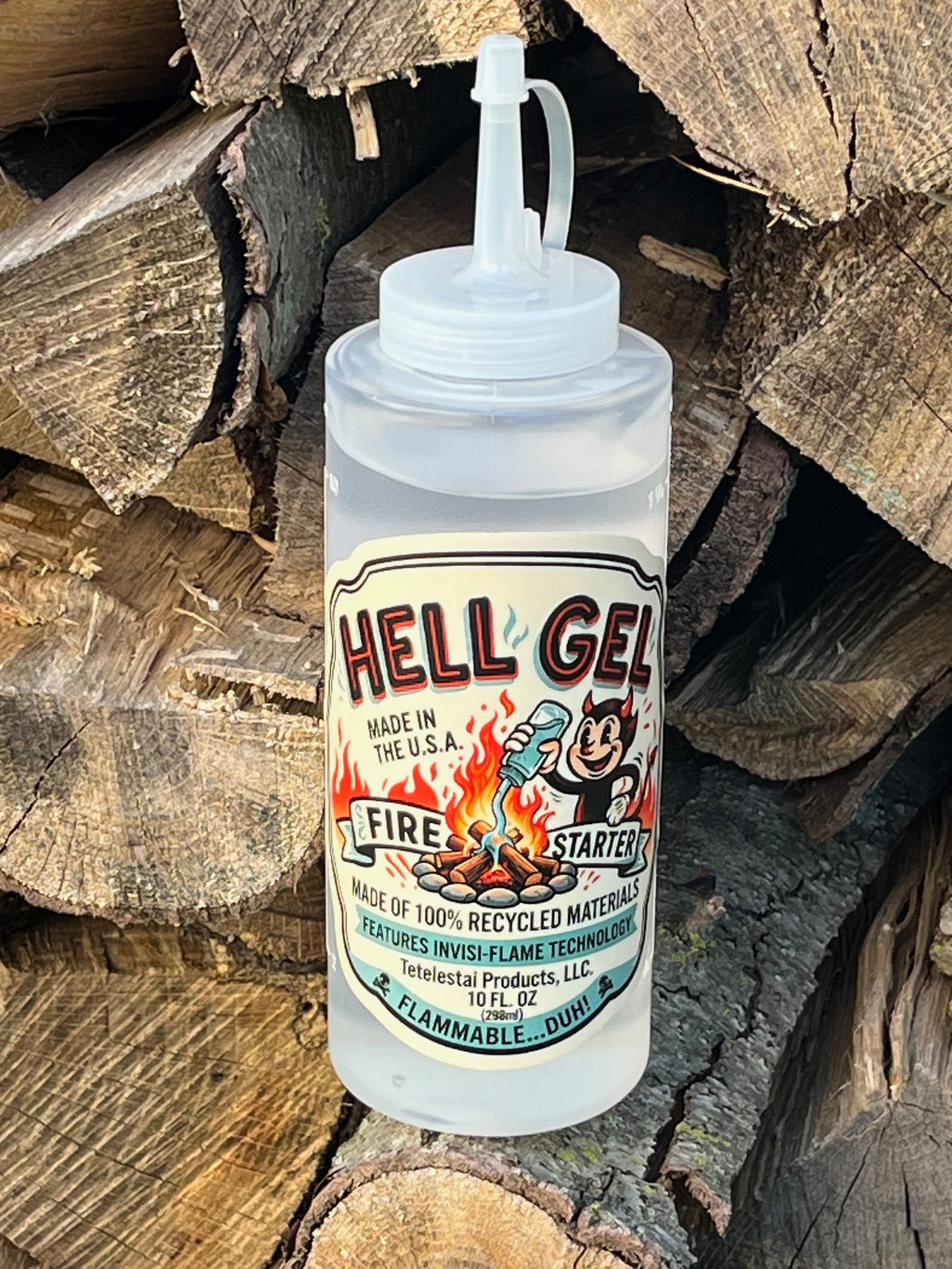 Hell Gel Fire Starter - 10 oz.