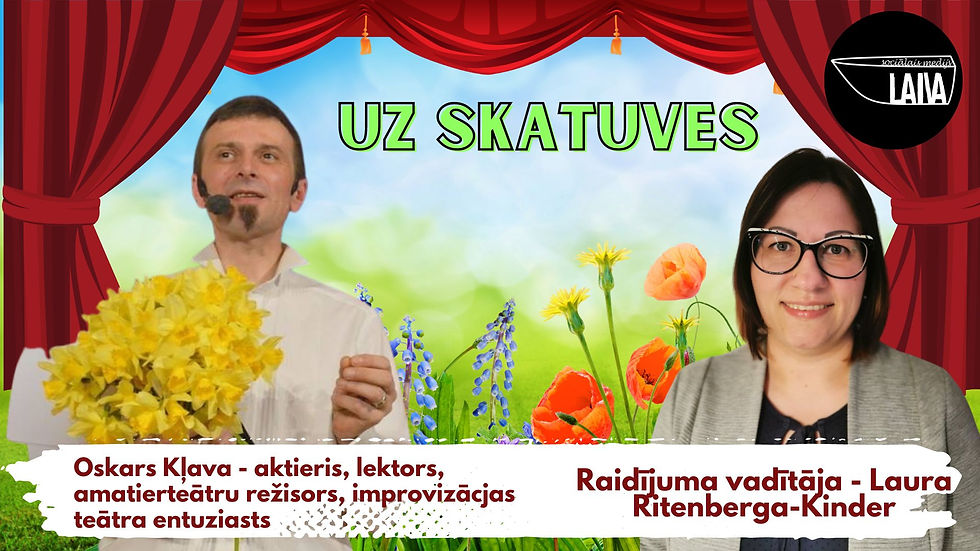 Režisors, aktieris, improvizācijas mākslas entuziasts Oskars Kļava