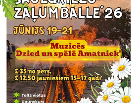 Vasaras saulgriežu zaļumballe'26