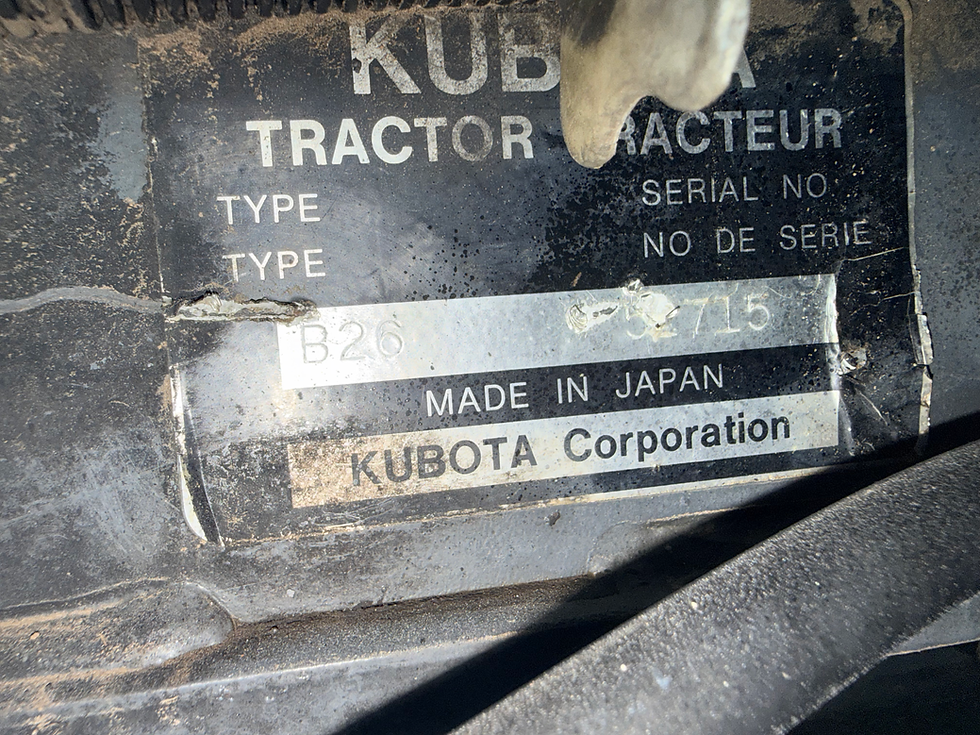 Thumbnail: Kubota B26