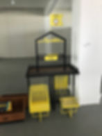 Миниатюра: High quality Wooden Display rack metal shelf makeup display stand