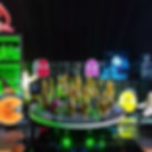 Miniature : Spade bottle presenter display for club 
