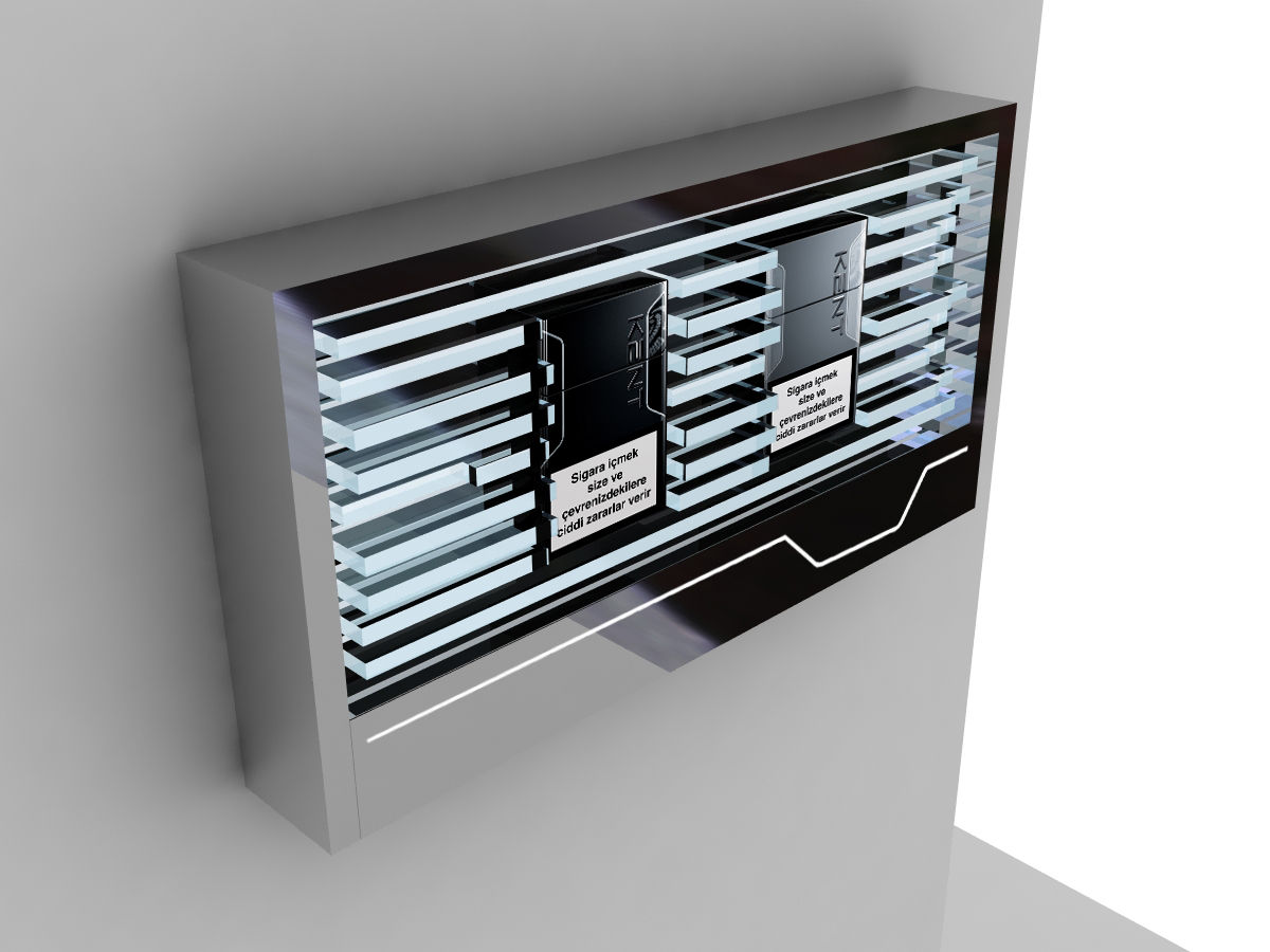 acrylic cigarette disposable display