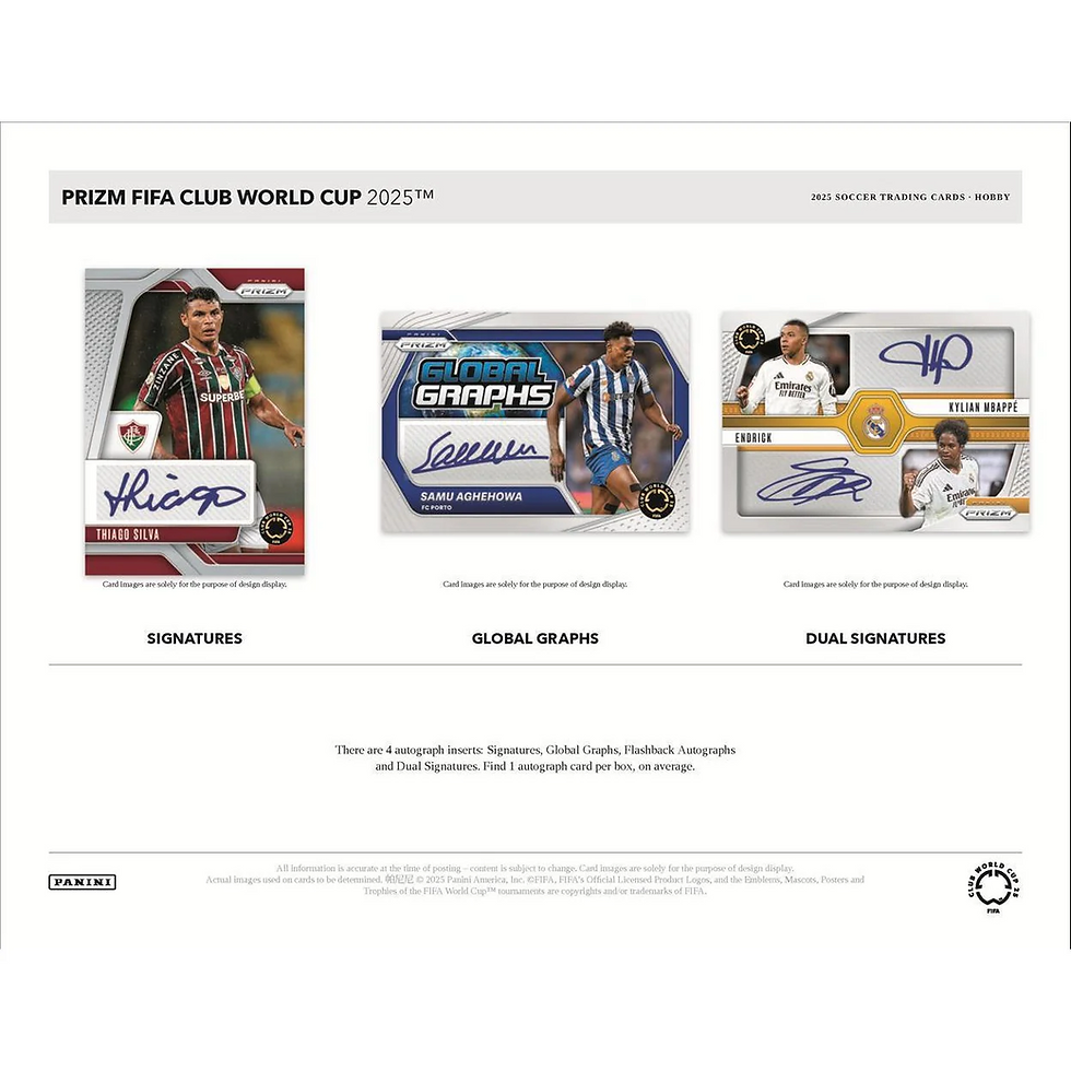 Thumbnail: 2025 FIFA Panini Prizm Club World Cup Soccer Hobby Box