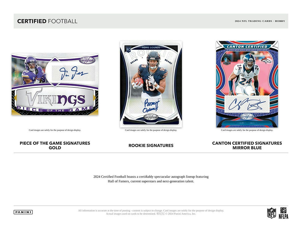 Thumbnail: 2024 NFL Panini Certified Football Hobby Box