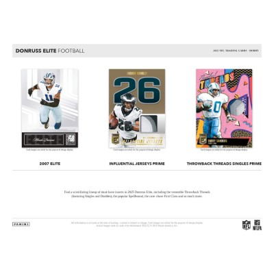 Thumbnail: 2025 NFL Panini Donruss Elite Football Hobby Box