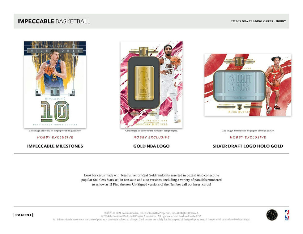 Thumbnail: 2023-24 NBA Panini Impeccable Basketball Hobby Box