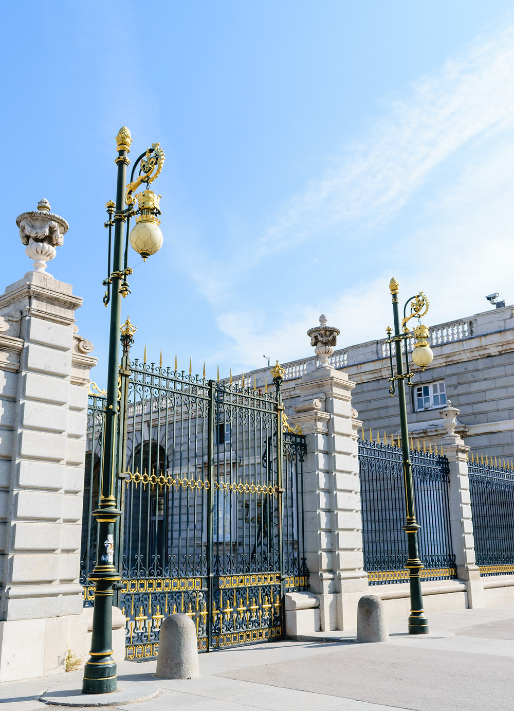 Main gate of the Royal Palace of Madrid