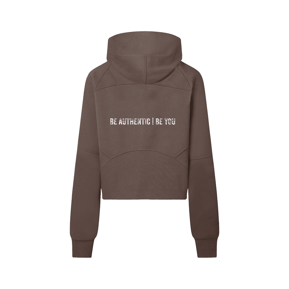 Thumbnail: Cropped Half-Zip Hoodie