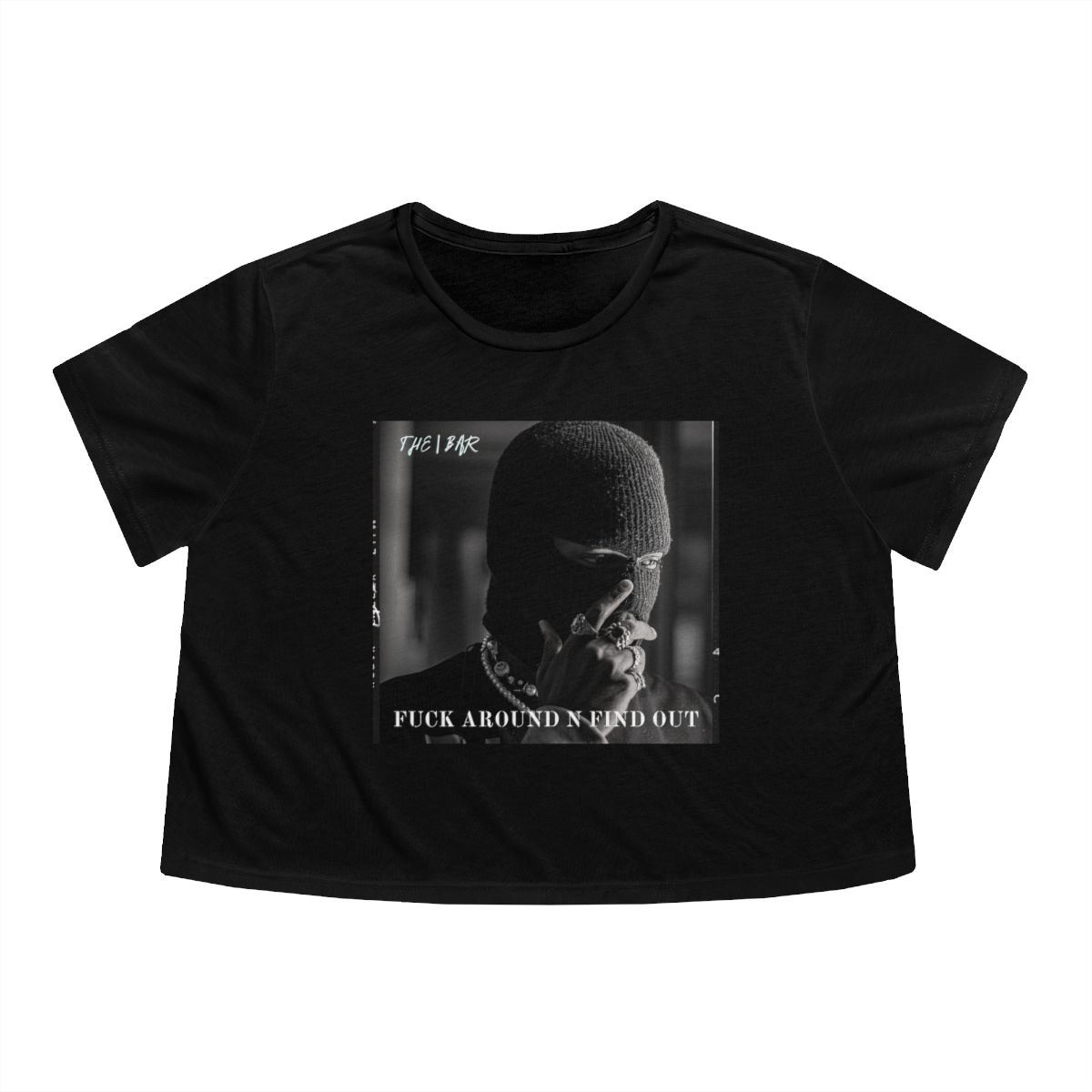 F*ck around n find out crop tee