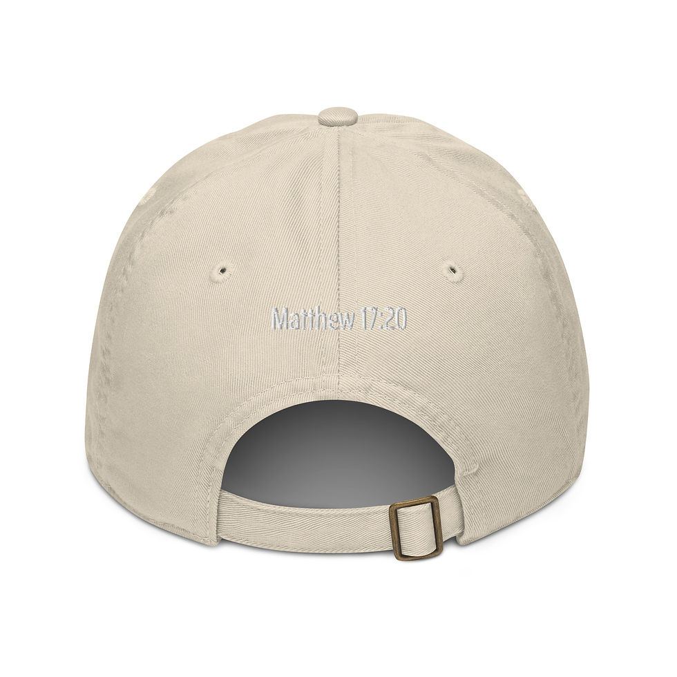 Thumbnail: Faith Can Move Mountains Organic dad hat