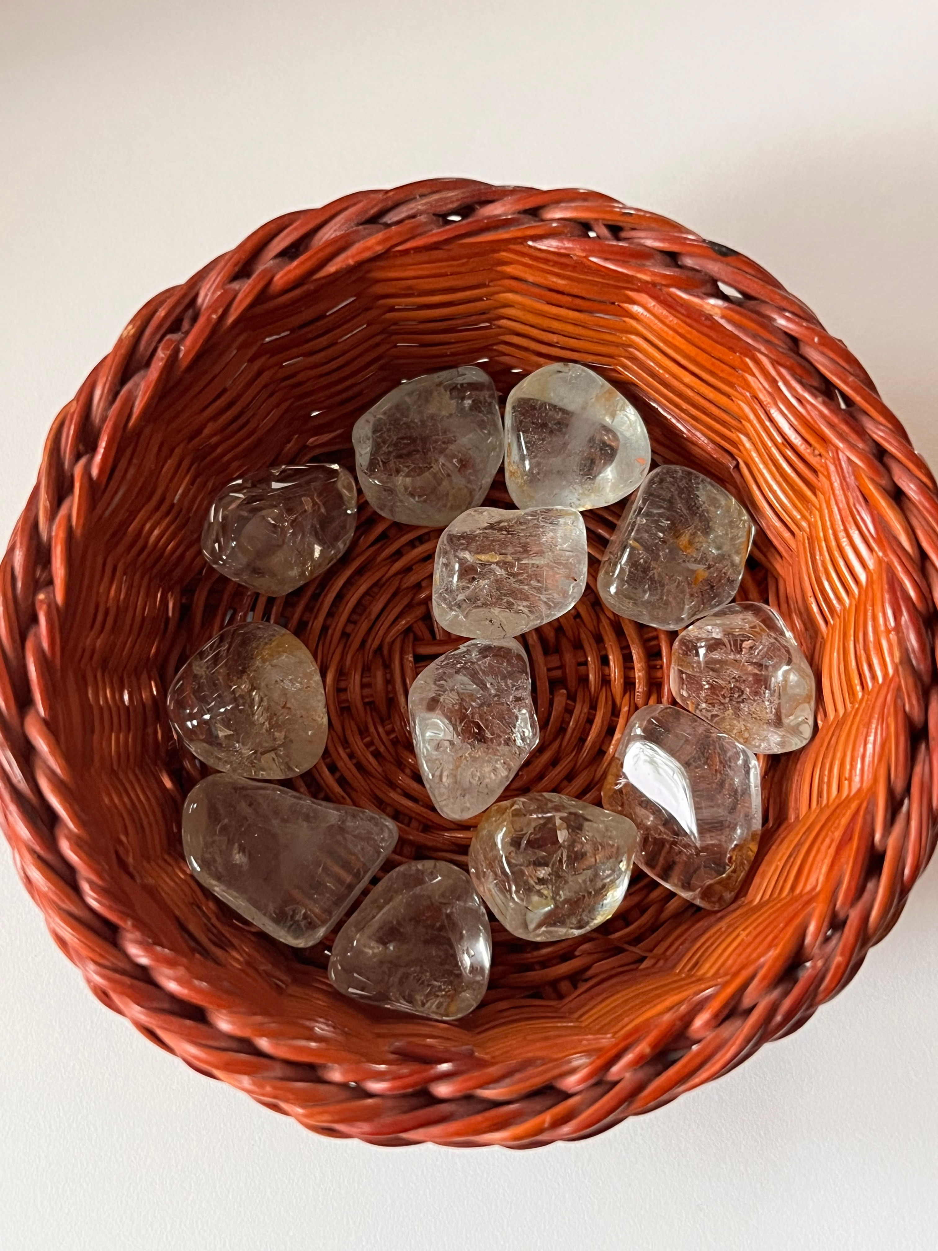 Pierres roulées : Topaze bleue naturelle non irradiée