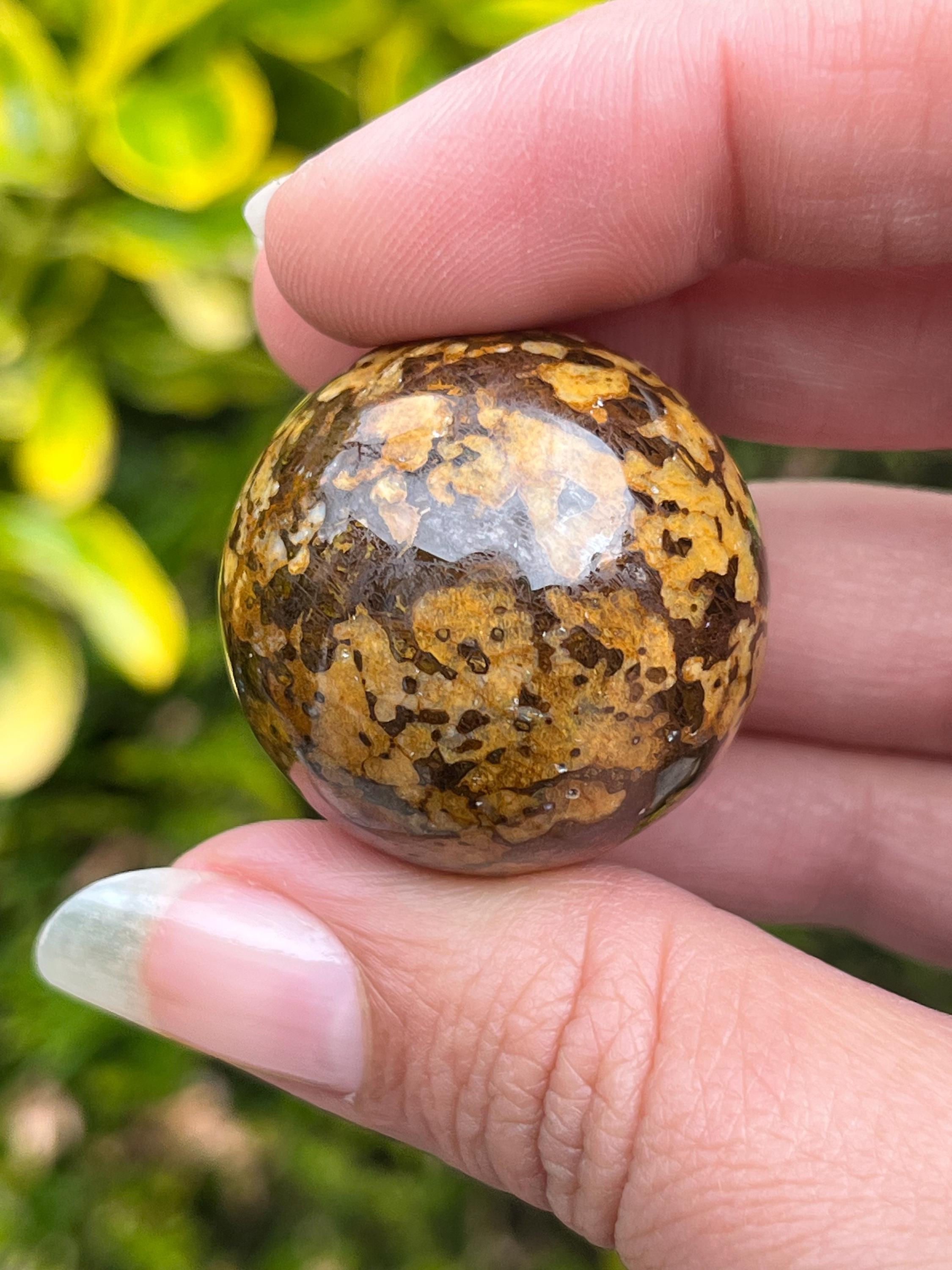 petite sphère : opale pintade