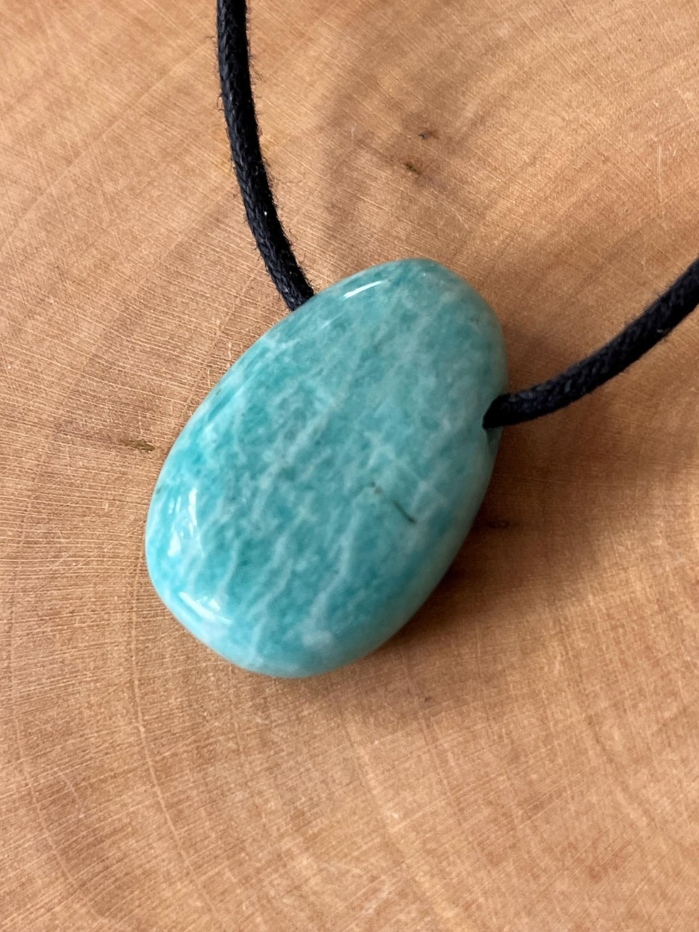 Pendentif en véritable amazonite