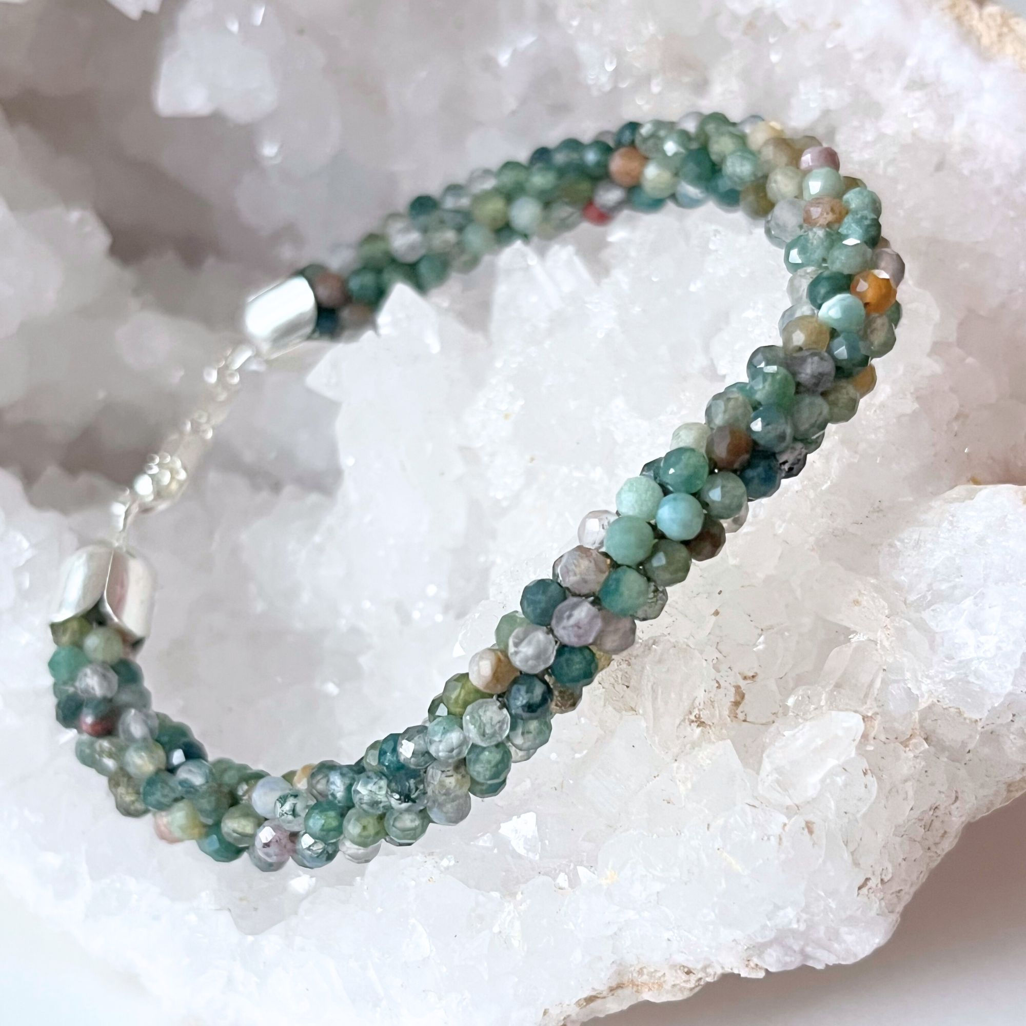 Bracelet en agate indienne