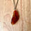 Miniature : Pendentif en véritable agate renard
