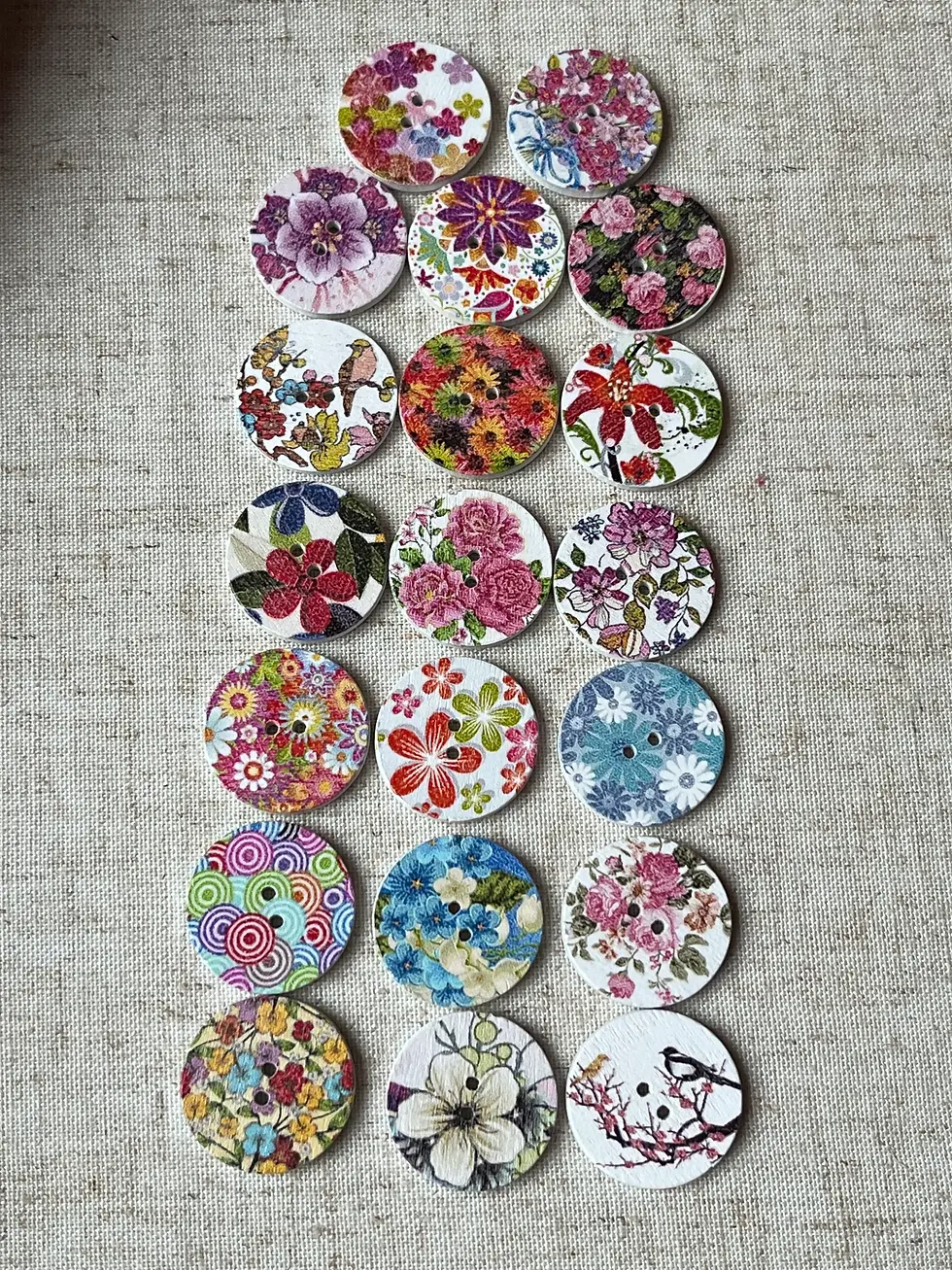 Miniature : Boutons fleurs x5