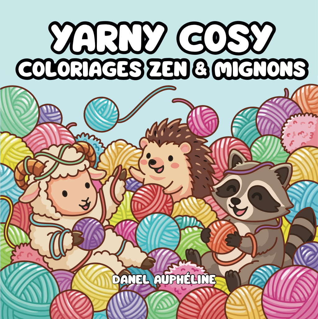 Livre coloriage Yarny cosy