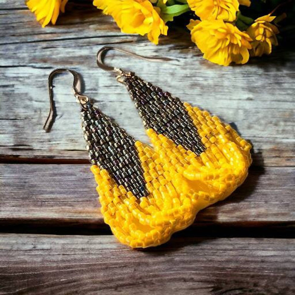 Miniature : Boucles d'oreilles à franges rondes