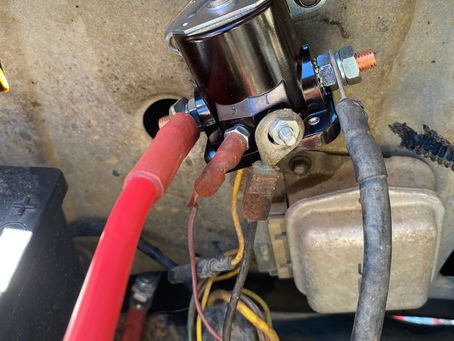 Distributor Cap & Rotor installed/Ignition Relay Installed