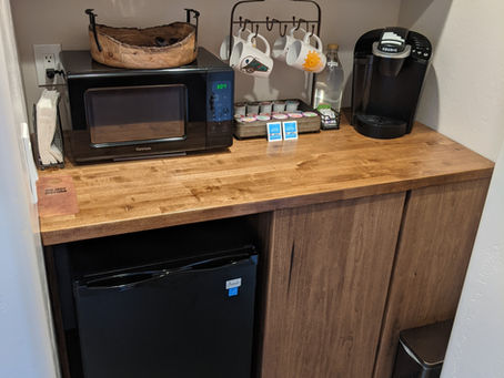 Canyon Room kitchenette is complete!