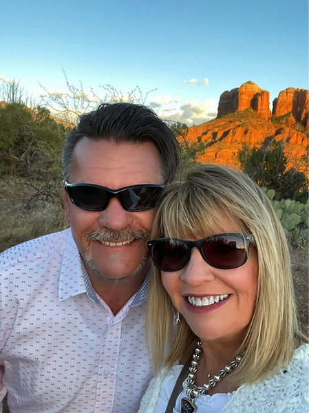 OBB Explorer Club members Sharon & Gregg in Sedona.