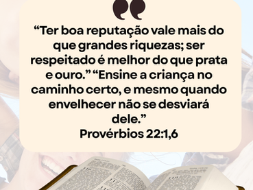 Dia 22 - Provérbios 22
