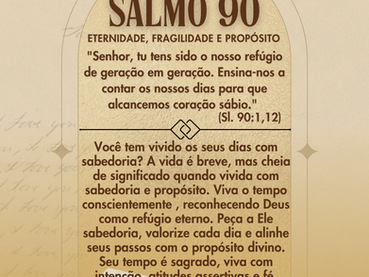 Salmo 90 – Eternidade, Fragilidade e Propósito