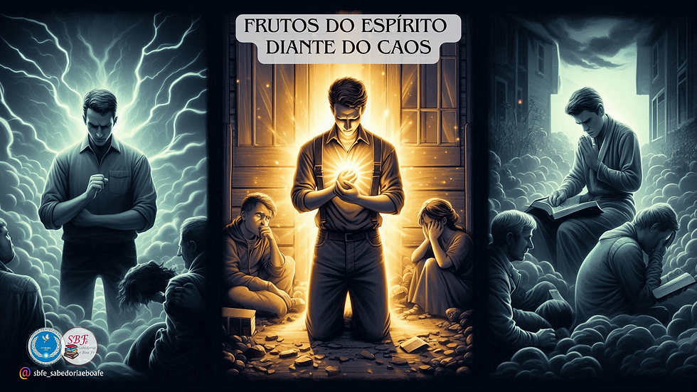 Frutos do espírito diante do caos